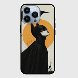Чехол для iPhone 13 Pro Девушка Бэтмен, цвет: 3D-черный