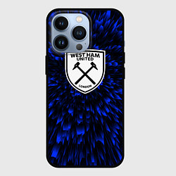 Чехол для iPhone 13 Pro West Ham blue energy, цвет: 3D-черный