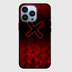 Чехол для iPhone 13 Pro A Silent Voice red poly, цвет: 3D-черный