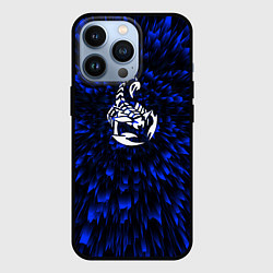 Чехол для iPhone 13 Pro Scorpions blue energy, цвет: 3D-черный