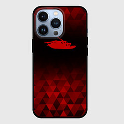 Чехол для iPhone 13 Pro Papa Roach red poly, цвет: 3D-черный