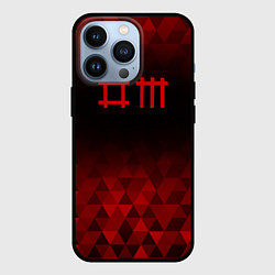 Чехол для iPhone 13 Pro Depeche Mode red poly, цвет: 3D-черный