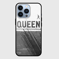 Чехол для iPhone 13 Pro Queen - white gradient посередине, цвет: 3D-черный