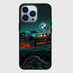 Чехол для iPhone 13 Pro Зеленый БМВ, цвет: 3D-черный