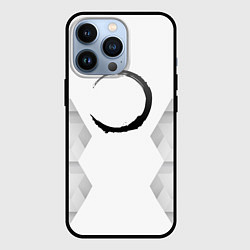 Чехол для iPhone 13 Pro Demon Slayer white poly, цвет: 3D-черный