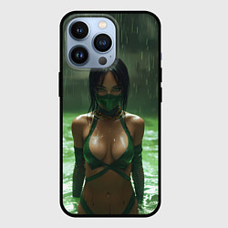 Чехол для iPhone 13 Pro Jade Mortal Kombat, цвет: 3D-черный
