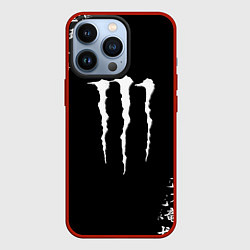 Чехол для iPhone 13 Pro Monster energy japan symbol, цвет: 3D-красный