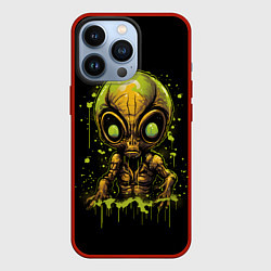 Чехол iPhone 13 Pro Пришелец в зеленой жиже