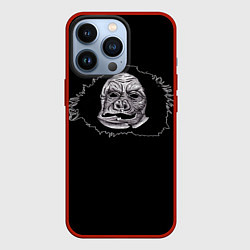 Чехол для iPhone 13 Pro Паша Техник маска черная, цвет: 3D-красный