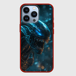 Чехол для iPhone 13 Pro Alien space, цвет: 3D-красный