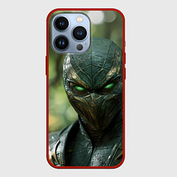Чехол для iPhone 13 Pro Reptile green Mortal kombat, цвет: 3D-красный