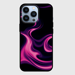 Чехол для iPhone 13 Pro Color pink smoke, цвет: 3D-черный