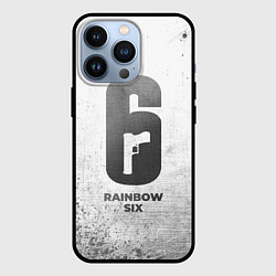 Чехол iPhone 13 Pro Rainbow Six - white gradient