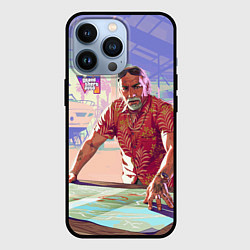 Чехол для iPhone 13 Pro GTA 6 Брайан Хедер, цвет: 3D-черный