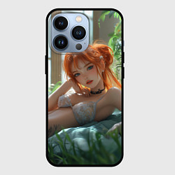 Чехол iPhone 13 Pro Рыжая девушка в траве