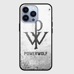 Чехол для iPhone 13 Pro Powerwolf - white gradient, цвет: 3D-черный