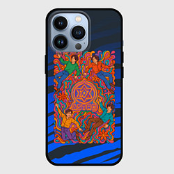 Чехол для iPhone 13 Pro Astro психоделика, цвет: 3D-черный
