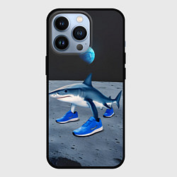 Чехол для iPhone 13 Pro Акула мем, тралалеро тралала, цвет: 3D-черный