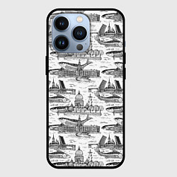 Чехол для iPhone 13 Pro Питер и корюшка, цвет: 3D-черный