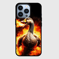 Чехол iPhone 13 Pro Огненный гусь