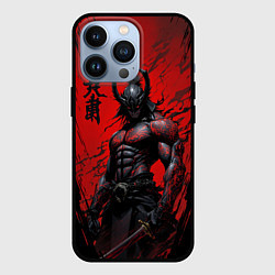 Чехол для iPhone 13 Pro Они воин самурай, цвет: 3D-черный
