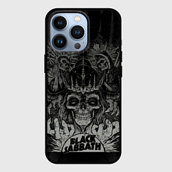 Чехол для iPhone 13 Pro Black Sabbath death skull, цвет: 3D-черный