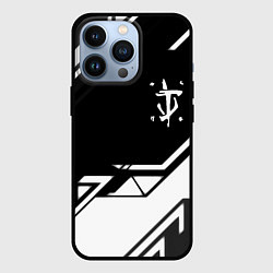 Чехол для iPhone 13 Pro Doom geometry black, цвет: 3D-черный