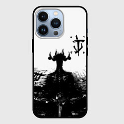 Чехол для iPhone 13 Pro Doom демон марса, цвет: 3D-черный