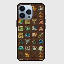 Чехол для iPhone 13 Pro Все навыки в героях 3, цвет: 3D-черный