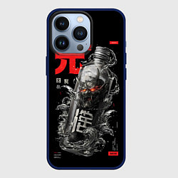 Чехол для iPhone 13 Pro Демон в бутылке, цвет: 3D-тёмно-синий