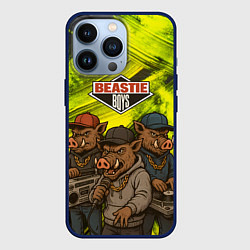 Чехол для iPhone 13 Pro Beastie boys в образе кабанов, цвет: 3D-тёмно-синий