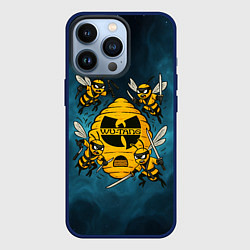 Чехол для iPhone 13 Pro Wu-tang clan пчелы, цвет: 3D-тёмно-синий