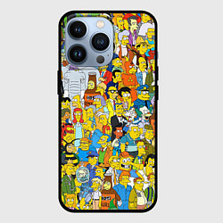 Чехол для iPhone 13 Pro Simpsons Stories, цвет: 3D-черный