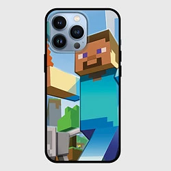 Чехол iPhone 13 Pro Minecraft World