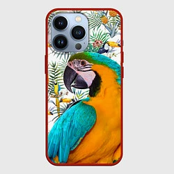 Чехол iPhone 13 Pro Летний попугай