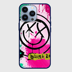 Чехол для iPhone 13 Pro Blink-182: Purple Smile, цвет: 3D-тёмно-синий