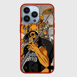 Чехол для iPhone 13 Pro Metallica: Guitar Hero, цвет: 3D-красный