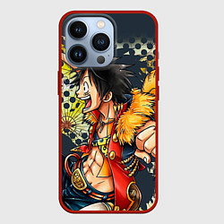 Чехол для iPhone 13 Pro One Piece, цвет: 3D-красный