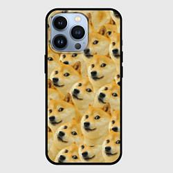 Чехол для iPhone 13 Pro Doge, цвет: 3D-черный