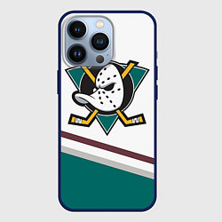 Чехол для iPhone 13 Pro Anaheim Ducks Selanne, цвет: 3D-тёмно-синий