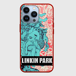 Чехол для iPhone 13 Pro Linkin Park: Sky Girl, цвет: 3D-красный