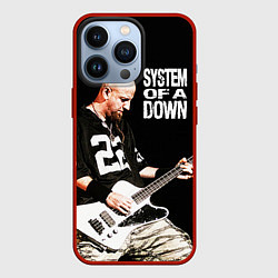 Чехол для iPhone 13 Pro System of a Down, цвет: 3D-красный