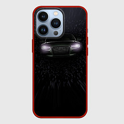 Чехол для iPhone 13 Pro Audi, цвет: 3D-красный