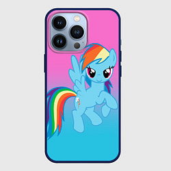 Чехол для iPhone 13 Pro My Little Pony, цвет: 3D-тёмно-синий