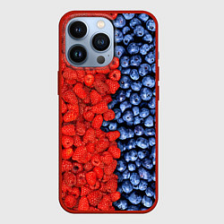 Чехол для iPhone 13 Pro Ягодка, цвет: 3D-красный