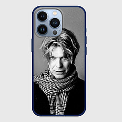 Чехол для iPhone 13 Pro Дэвид Боуи, цвет: 3D-тёмно-синий