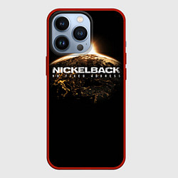 Чехол для iPhone 13 Pro Nickelback: No fixed address, цвет: 3D-красный