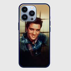 Чехол для iPhone 13 Pro Элвис Пресли, цвет: 3D-тёмно-синий