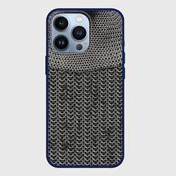 Чехол для iPhone 13 Pro Кольчуга, цвет: 3D-тёмно-синий