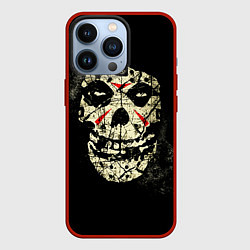 Чехол для iPhone 13 Pro Misfits: Death Face, цвет: 3D-красный